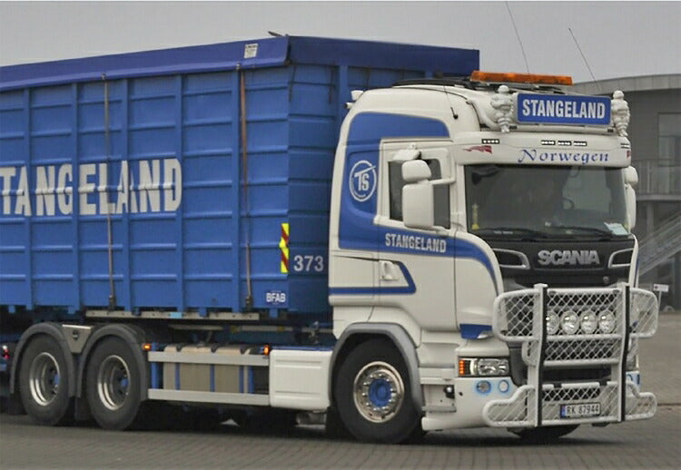 ギャラリービューアに画像をロードする, 【予約】5-8月以降発売予定SCANIA STREAMLINE HIGHLINE 6X2 TAG AXLE HOOKLIFT SYSTEM + HOOKLIFT コンテナ ASPHALT トラック WSI 1/50 建設機械 模型ミニカー はたらく車重機