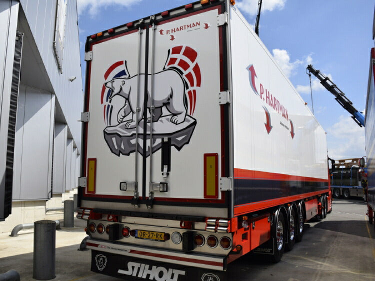 ギャラリービューアに画像をロードする, 【予約】2020年1-3月以降発売予定Hartman Expeditie SCANIA S HIGHLINE CS20H 6x2 TAG軸 リーファートレーラー 3軸 トラック/建設機械模型 工事車両 WSI 1/50 ミニチュア