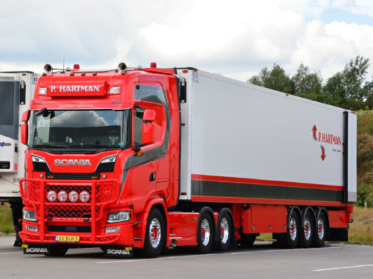 ギャラリービューアに画像をロードする, 【予約】2020年1-3月以降発売予定Hartman Expeditie SCANIA S HIGHLINE CS20H 6x2 TAG軸 リーファートレーラー 3軸 トラック/建設機械模型 工事車両 WSI 1/50 ミニチュア
