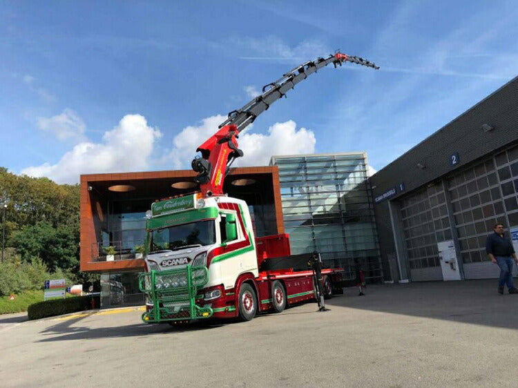 ギャラリービューアに画像をロードする, 【予約】2020年1-3月以降発売予定Transport Van Caudenberg SCANIA R NORMAL | CR20N 8X2 PALFINGER PK 92002 SH | JIB トラック/建設機械模型 工事車両 WSI 1/50 ミニチュア