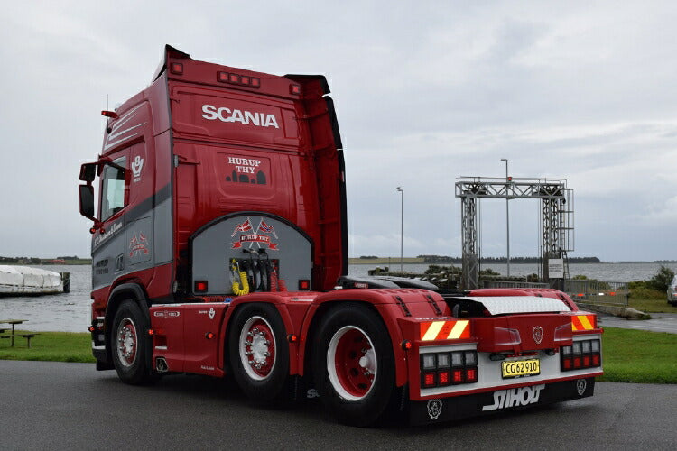 ギャラリービューアに画像をロードする, 【予約】5-8月以降発売予定SCANIA R HIGHLINE CR20H 6X2 TWINSTEER リーファートレーラー 3軸 トラック WSI 1/50 建設機械 模型ミニカー はたらく車重機