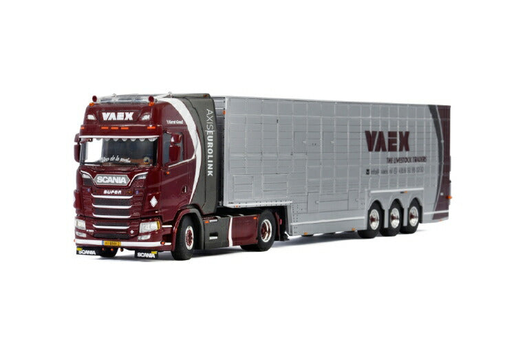 ギャラリービューアに画像をロードする, 【予約】2021年2月以降発売予定Vaex SCANIA S HIGHLINE CS20H 4X2 RESIN TRAILER CUSTOM MADE 3軸トラック /WSI 1/50 建設機械 模型ミニカー はたらく車 重機