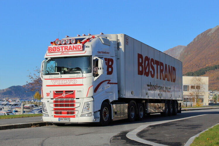 ギャラリービューアに画像をロードする, 【予約】5-8月以降発売予定VOLVO FH4 GLOBETROTTER XL 6X2 TAG AXLE リーファートレーラー 3軸 トラック WSI 1/50 建設機械 模型ミニカー はたらく車重機