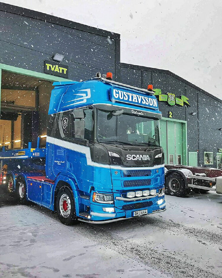 ギャラリービューアに画像をロードする, 【予約】2020年4-6月以降発売予定Gustavsson SCANIA R HIGHLINE | CR20H 6X2 TAG AXLE SEMI LOWLOADER 3軸トラック トレーラー WSI 1/50 建設機械 模型ミニカー はたらく車重機