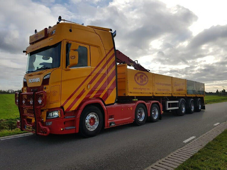 ギャラリービューアに画像をロードする, 【予約】2020年4-6月以降発売予定VSB Groep BV SCANIA S HIGHLINE | CS20H 6X2 TAG AXLE BRICK TRAILER 3軸トラック WSI 1/50 建設機械 模型ミニカー はたらく車重機