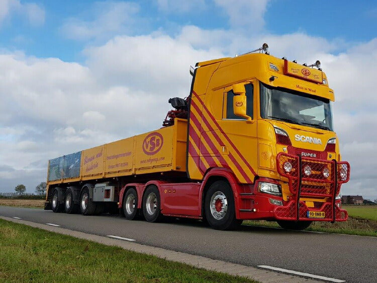ギャラリービューアに画像をロードする, 【予約】2020年4-6月以降発売予定VSB Groep BV SCANIA S HIGHLINE | CS20H 6X2 TAG AXLE BRICK TRAILER 3軸トラック WSI 1/50 建設機械 模型ミニカー はたらく車重機