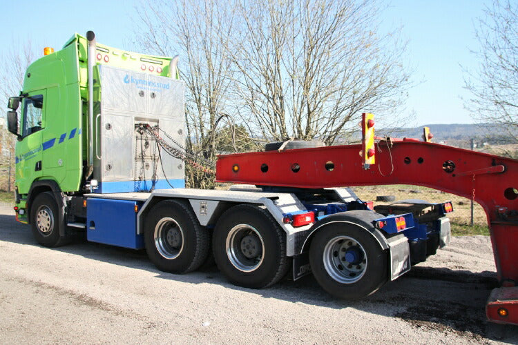 ギャラリービューアに画像をロードする, 【予約】5-8月以降発売予定SCANIA R HIGHLINE CR20H 6X4 LOW LOADER 3軸 トラック トレーラー WSI 1/50 建設機械 模型ミニカー はたらく車重機