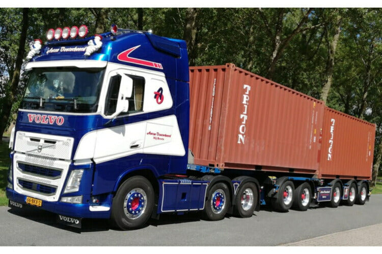 ギャラリービューアに画像をロードする, 【予約】12月以降発売予定Oosterheerd VOLVO FH 4 GLOBETROTTER XL 6X2 TWINSTEER 2CONNECT COMBI TRAILER 2+3 AXLE + 2X 20FT CONTAINERトラック/WSI 1/50 建設機械 模型ミニカー はたらく車 重機