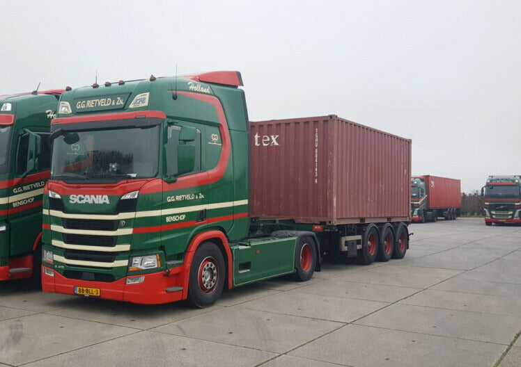 ギャラリービューアに画像をロードする, 【予約】12月以降発売予定SCANIA R HIGLINE CR20H 4X2 40フィートコンテナ 3軸トラック /WSI 1/50 建設機械 模型ミニカー はたらく車 重機