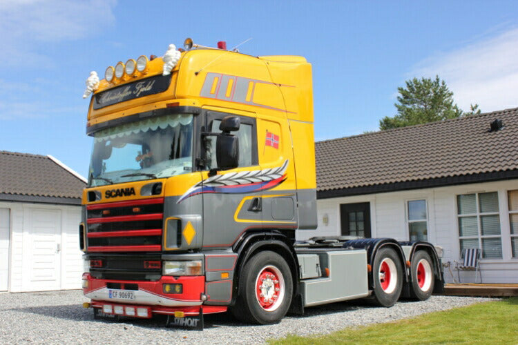 ギャラリービューアに画像をロードする, 【予約】2021年1-3月以降発売予定Christoffer Fjeld SCANIA R4 TOPLINE 6X2 TAG AXLEトラック トラクタヘッド /WSI 建設機械模型 工事車両 1/50 ミニチュア