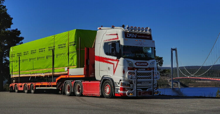 ギャラリービューアに画像をロードする, 【予約】2021年2月以降発売予定Team Bergstrom SCANIA S HIGHLINE CS20H 6X2 TAG AXLE SEMI LOW LOADER 3軸 トレーラー/WSI 1/50 建設機械 模型ミニカー はたらく車 重機