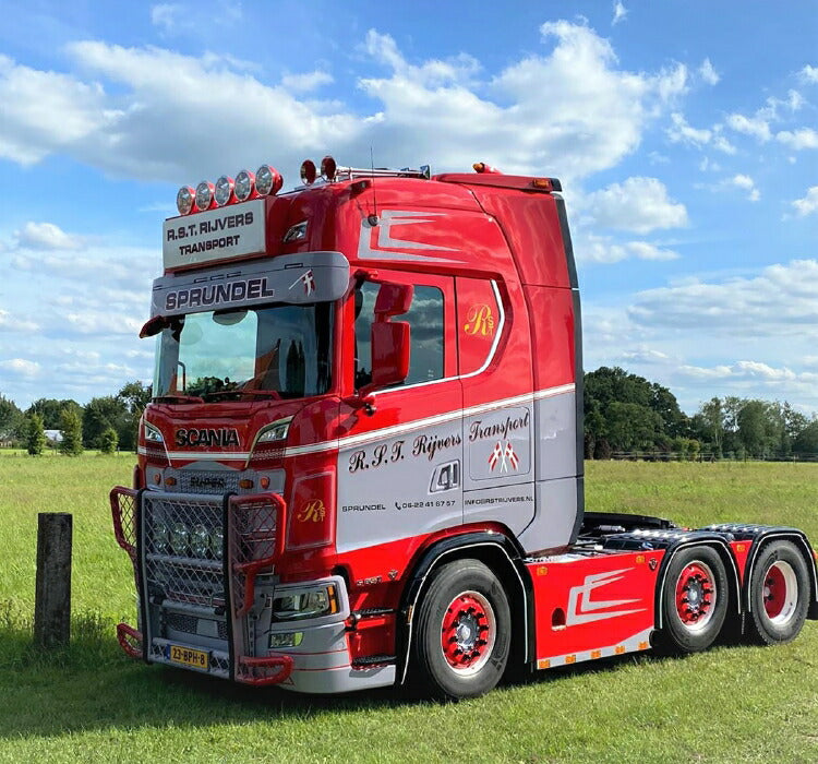 ギャラリービューアに画像をロードする, 【予約】2021年2月以降発売予定R.S.T. Rijvers Transport SCANIA S HIGHLINE 6X2 TWINSTEER トラック トラクタ /WSI 1/50 建設機械 模型ミニカー はたらく車 重機