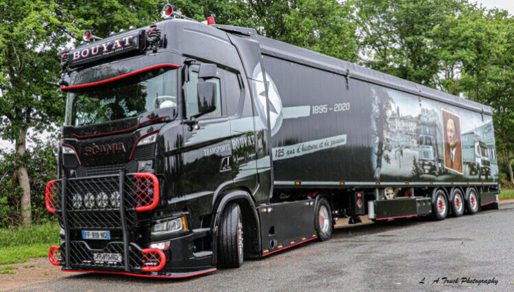 ギャラリービューアに画像をロードする, 【予約】2021年1-3月以降発売予定Transports Bouyat SCANIA S HIGHLINE CS20H 4x2 VOLUME TRAILER 3軸トラック /WSI 建設機械模型 工事車両 1/50 ミニチュア