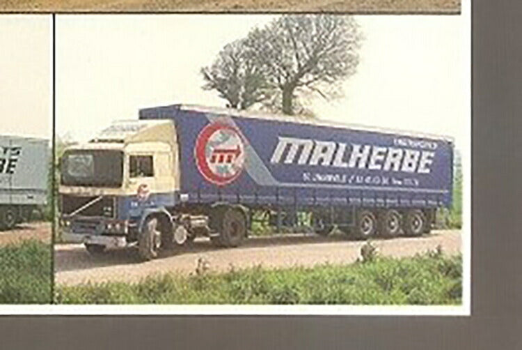 ギャラリービューアに画像をロードする, 【予約】2021年1-3月以降発売予定Malherbe VOLVO F12 4X2 CURTAINSIDE TRAILER 3軸トラック /WSI 建設機械模型 工事車両 1/50 ミニチュア
