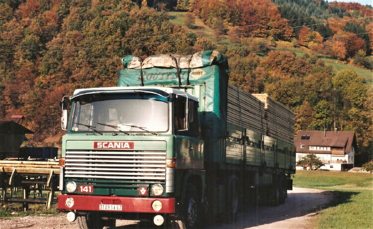 ギャラリービューアに画像をロードする, 【予約】2021年4-6月以降発売予定SCANIA 1 SERIES 4X2 CURTAINSIDE TRAILER | CLASSIC - 3 AXLEトラック /WSI 建設機械模型 工事車両 1/50 ミニチュア