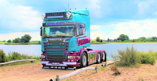 Mil Ton Scania Streamline Highline 01 3273 トラクタ / WSI 1/50 建設機械模型 工事車両