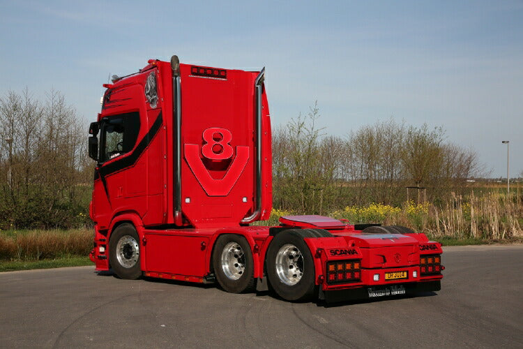 ギャラリービューアに画像をロードする, 【予約】2021年4-6月以降発売予定CS20H 6X2 TAG AXLE CURTAIN SIDE TRAILER - 3 AXLEトラック /WSI 建設機械模型 工事車両 1/50 ミニチュア