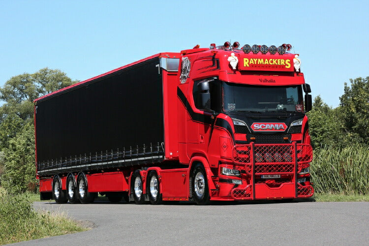 ギャラリービューアに画像をロードする, 【予約】2021年4-6月以降発売予定CS20H 6X2 TAG AXLE CURTAIN SIDE TRAILER - 3 AXLEトラック /WSI 建設機械模型 工事車両 1/50 ミニチュア