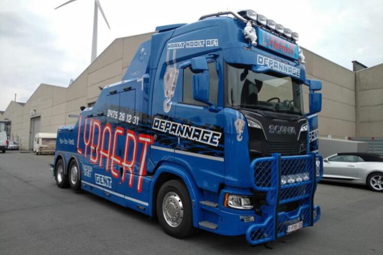 ギャラリービューアに画像をロードする, Depannage Lybaert Scania S Highline CS20H レッカー / WSI 1/50 建設機械模型 工事車両