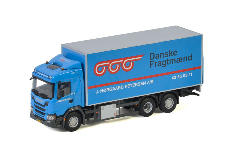 ギャラリービューアに画像をロードする, 【予約】3-5月以降発売予定J. NORGAARD PETERSEN SCANIA G NORMAL CG17N 6X2 TAG AXLE RIGED BOX 3軸 トラック/WSI 建設機械模型 工事車両 1/50 ミニカー