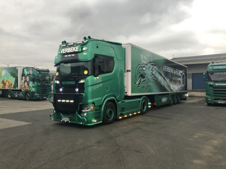 ギャラリービューアに画像をロードする, 【予約】10-12月以降発売予定Verbeke 50 Ans; SCANIA S HIGHLINE | CS20H 4X2 リーファートレーラー 3軸 トラック /WSI 建設機械模型 工事車両 1/50 ミニカー