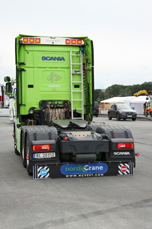 ギャラリービューアに画像をロードする, 【予約】10-12月以降発売予定Nordic Crane SCANIA STREAMLINE TOPLINE 6X4 MEGATRAILER FLATBED 3軸 トレーラー/WSI 建設機械模型 工事車両 1/50 ミニカー