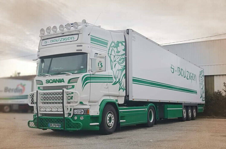ギャラリービューアに画像をロードする, 【予約】10-12月以降発売予定S. Bouzigon SCANIA STREAMLINE TOPLINE 4X2 REEFER TRAILER 3軸 トラック/WSI 建設機械模型 工事車両 1/50 ミニカー