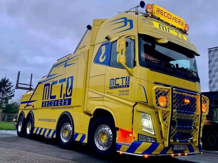 ギャラリービューアに画像をロードする, 【予約】10-12月以降発売予定MCT Recovery VOLVO FH4 GLOBETROTTER XL 8X4 FALKOM トラック/WSI 建設機械模型 工事車両 1/50 ミニカー