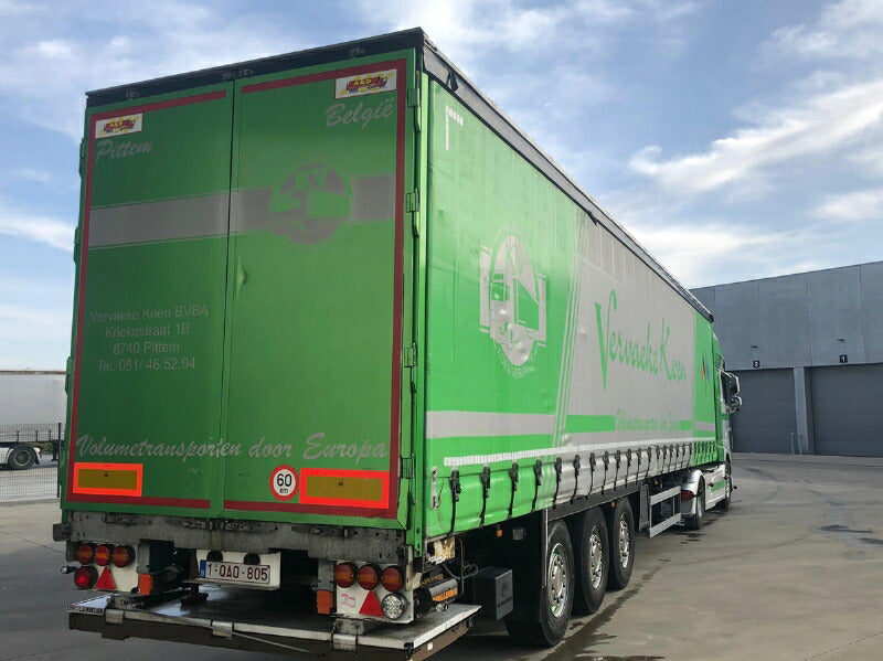 ギャラリービューアに画像をロードする, 【予約】10-12月以降発売予定Vervaeke Koen Transport DAF XF SUPER SPACE CAB 4X2 CURTAINSIDE TRAILER 3軸 トラック/WSI 建設機械模型 工事車両 1/50 ミニカー
