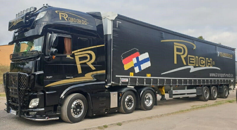 ギャラリービューアに画像をロードする, 【予約】10-12月以降発売予定Reich Philipp DAF XF SUPER SPACE CAB 6X2 TWINSTEER カーテンサイダートレーラー (LZV) 3軸 トラック/WSI 建設機械模型 工事車両 1/50 ミニカー