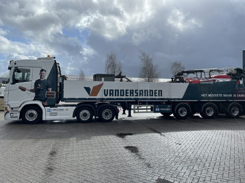 ギャラリービューアに画像をロードする, 【予約】10-12月以降発売予定Gebr. Henken SCANIA S NORMAL CS20N 6X2 TWINSTEER BRICK TRAILER 3軸 トラック/WSI 建設機械模型 工事車両 1/50 ミニカー