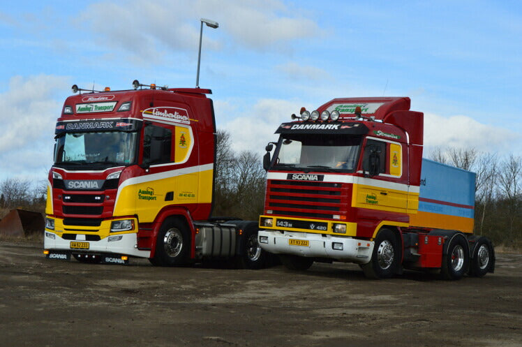 ギャラリービューアに画像をロードする, 【予約】3月以降発売予定AUNING SCANIA R HIGHLINE | CR20H 6X2 TAG + SCANIA 3 SERIES STREAMLINE 6X2 TAG トラック トラクタヘッド/WSI 建設機械模型 工事車両 1/50 ミニカー