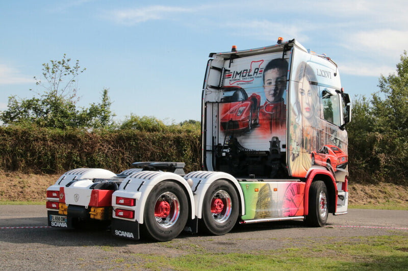 ギャラリービューアに画像をロードする, 【予約】3-5月以降発売予定NICOTRANS TP SCANIA S HIGHLINE CS20H 6X4 SEMI LOW LOADER RAMPS 4軸トレーラー トラック /WSI 建設機械模型 工事車両 1/50 ミニカー