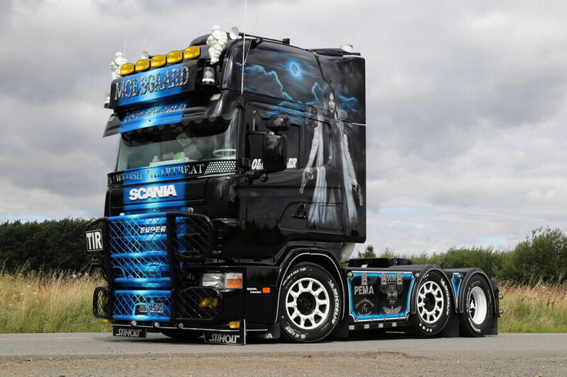 ギャラリービューアに画像をロードする, 【予約】3-5月以降発売予定MOESGAARD SCANIA R4 TOPLINE 6X2 TAG AXLE トラック トラクタヘッド/WSI 建設機械模型 工事車両 1/50 ミニカー