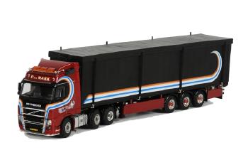 ギャラリービューアに画像をロードする, P. van der Mark ボルボ FH2 Globetrotter Cargo Floor トレーラー 3軸 /WSIダブリューエスアイ 1/50 9717