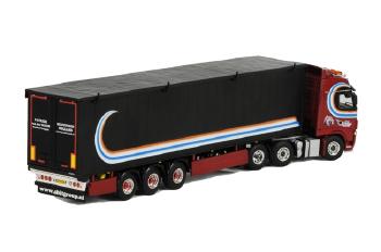 ギャラリービューアに画像をロードする, P. van der Mark ボルボ FH2 Globetrotter Cargo Floor トレーラー 3軸 /WSIダブリューエスアイ 1/50 9717