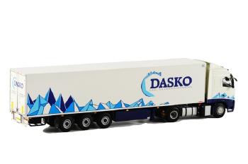 ギャラリービューアに画像をロードする, Dasko ボルボ FH2 Globetrotter リーファートレーラー Thermoking 3軸 /WSIダブリューエスアイ 1/50 9657