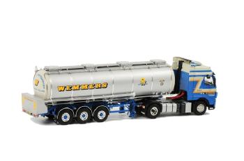 ギャラリービューアに画像をロードする, Wemmers Tanktransport ボルボ FH2 Globetrotter タンカートレーラー 3軸 /WSIダブリューエスアイ 1/50 9628