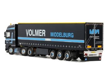 ギャラリービューアに画像をロードする, Volmer DAF XF 105 Super Space Cab カーテンサイダー トレーラー 3軸 /WSIダブリューエスアイ 1/50 9512