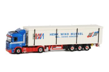 ギャラリービューアに画像をロードする, Henk Wind SCANIA R Highline Cargo Floor トレーラー 3軸 /WSIダブリューエスアイ 1/50 9499