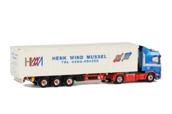 ギャラリービューアに画像をロードする, Henk Wind SCANIA R Highline Cargo Floor トレーラー 3軸 /WSIダブリューエスアイ 1/50 9499
