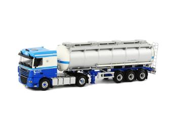 ギャラリービューアに画像をロードする, Lootsma TanktransportDAF XF 105 Space Cab タンカー トレーラー 3軸 /WSIダブリューエスアイ 1/50 9483