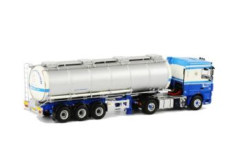ギャラリービューアに画像をロードする, Lootsma TanktransportDAF XF 105 Space Cab タンカー トレーラー 3軸 /WSIダブリューエスアイ 1/50 9483