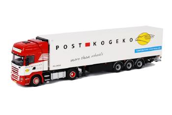 ギャラリービューアに画像をロードする, Post Kogeko SCANIAスカニア R Topline リーファートレーラー Carrier 3軸 /WSIダブリューエスアイ 1/50 9467