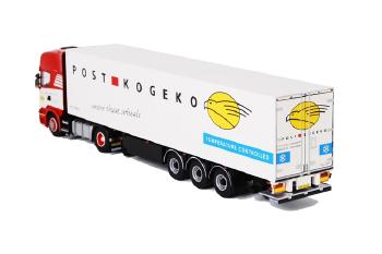 ギャラリービューアに画像をロードする, Post Kogeko SCANIAスカニア R Topline リーファートレーラー Carrier 3軸 /WSIダブリューエスアイ 1/50 9467