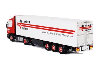 ギャラリービューアに画像をロードする, De Vries Hallum SCANIAスカニア R Highline ボックストレーラー 3軸 /WSIダブリューエスアイ 1/50 9440