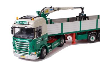 ギャラリービューアに画像をロードする, van der Veen SCANIAスカニア R Highline Brick トレーラー 4軸 /WSIダブリューエスアイ 1/50 9389