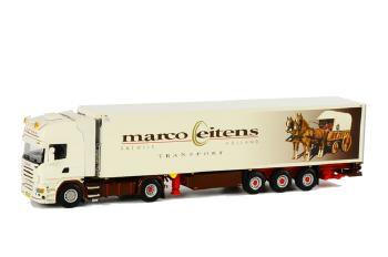 ギャラリービューアに画像をロードする, Marco Eitens SCANIAスカニア R Topline リーファートレーラー Thermoking 3軸 /WSIダブリューエスアイ 1/50 9381