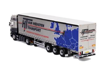 ギャラリービューアに画像をロードする, Van Heugten SCANIAスカニア R Topline カーテンサイダー トレーラー 3軸 /WSIダブリューエスアイ 1/50 9303