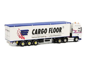 ギャラリービューアに画像をロードする, Cargo Floor DAF XF 105 Super Space Cab Cargo Floor トレーラー 3軸 /WSIダブリューエスアイ 1/50 9286